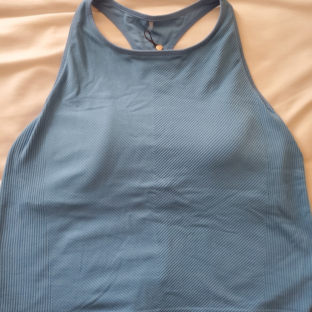 Calia Women's Seamless High Neck Brami - Blue